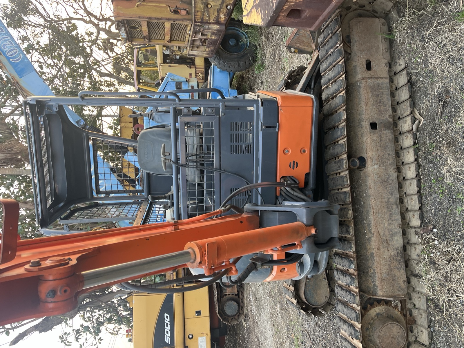 日立 ZX35U 小挖機 俯視