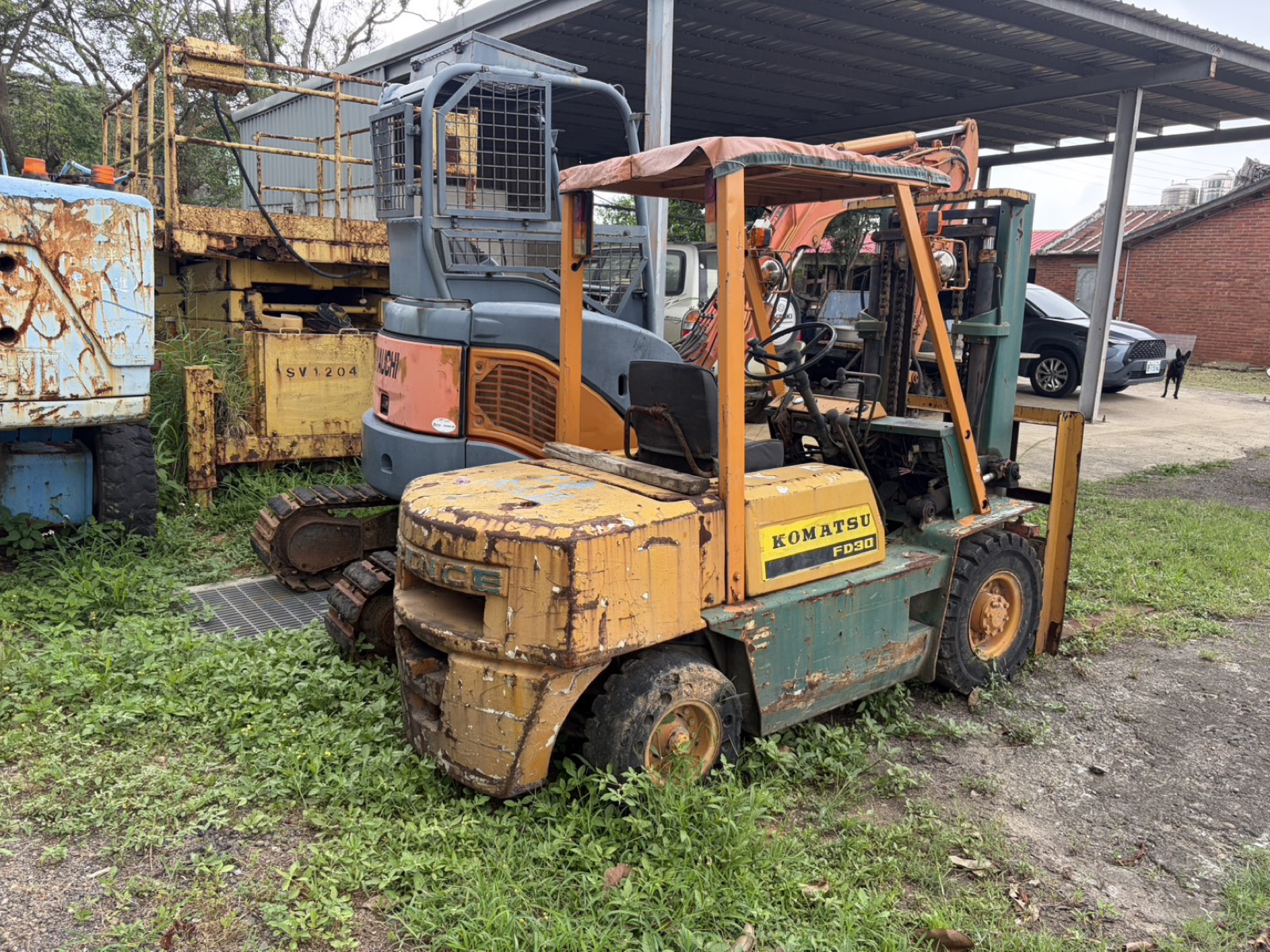 小松 Komatsu FD30 3噸堆高機正面