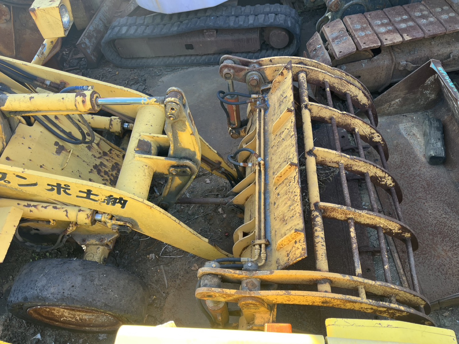 小松 Komatsu WA70 斗夾特寫